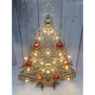 TiSaJa - Weihnachtsbaum Laserdatei Weihnachten Advent