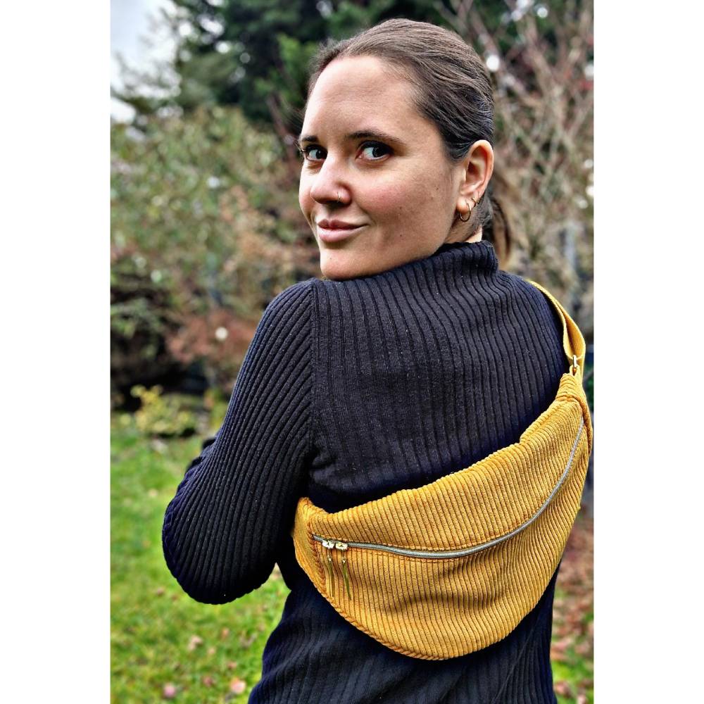 Bauchtasche Cord Small, Bauchtasche Damen, Crossbody Bag Cord