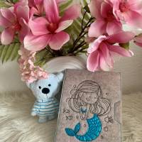 Stickdatei Doodle Maritim Meerjungfrau und Cute Girl Einzelmotive Set 916 Bild 5