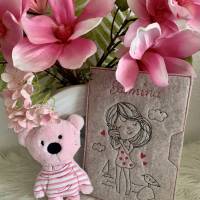 Stickdatei Doodle Maritim Meerjungfrau und Cute Girl Einzelmotive Set 916 Bild 6