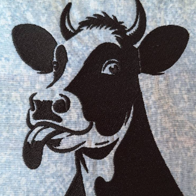 Stickdatei - Freche Kuh - 2 Größen
