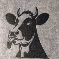 Stickdatei - Freche Kuh - 2 Größen Bild 6