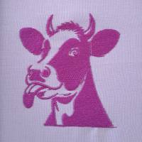 Stickdatei - Freche Kuh - 2 Größen Bild 7