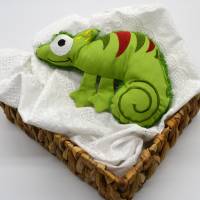 Stickdatei Chamäleon ITH Kuscheltier Bild 2