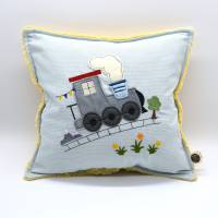 Stickdatei Lokomotive doodle Applikation Bild 1