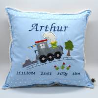 Stickdatei Lokomotive doodle Applikation Bild 2