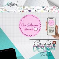 Logodesign nähen mit Herz Bild 1