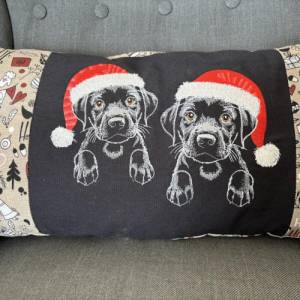 Maschinen Stickdatei - Weihnachtslabby Lichteffekt 10x10cm Bild 4