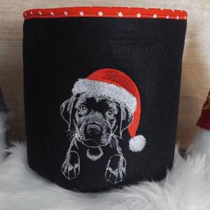 Maschinen Stickdatei - Weihnachtslabby Lichteffekt 10x10cm Bild 5