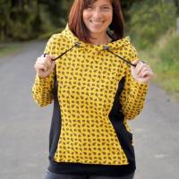 Hoodie/Kleid Sandy – PDF-Schnittmuster Gr. 32-54 | Kapuze oder Rundhals | Bequem & Sportlich inkl. Ebenen und Beamerdate Bild 3