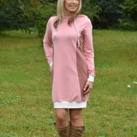 Hoodie/Kleid Sandy – PDF-Schnittmuster Gr. 32-54 | Kapuze oder Rundhals | Bequem & Sportlich inkl. Ebenen und Beamerdate Bild 9