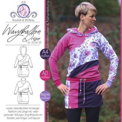 WavyBallonDress Gr. 32 bis 50