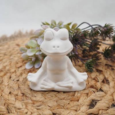 Yoga-Frosch Deko – Charmante Froschfigur als Geschenk & Dekoration
