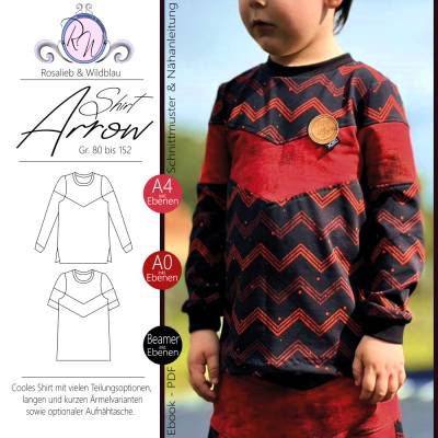 Ebook Arrow Shirt Gr. 80 bis 152