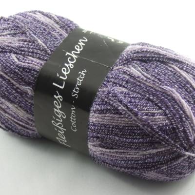 4-fach Sockenwolle mit Baumwollanteil Fleißiges Lieschen Cotton Stretch von AWV