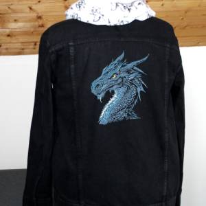 Maschinen Stickdatei - Drache Color Lichteffekt 12-14*18cm Bild 9