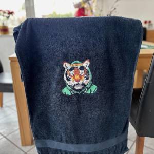Maschinen Stickdatei - Tiger cool Color Lichteffekt 12-14*18cm Bild 9