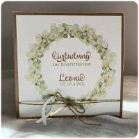 DIY personalisierte Einladung Konfirmation, Kommunion, Taufe Bastelset - Adressierung möglich Bild 3
