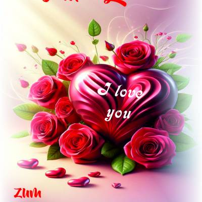 Valentinstag, Glückwünsche, Grußkarte zum Downloaden und Versenden