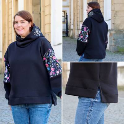 Ebook Oversize Hoodie HUDIE Gr.34-54 inkl. Ebenen