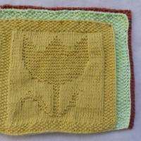 Strickanleitung für ein Spültuch Tulpe Bild 5