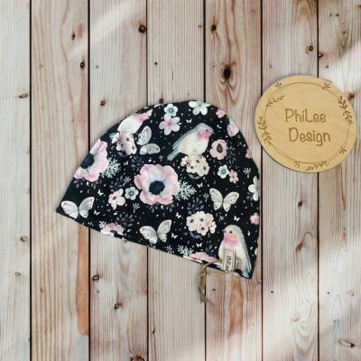 Beanie/ KU 52-56/ Mütze/ Vogel 