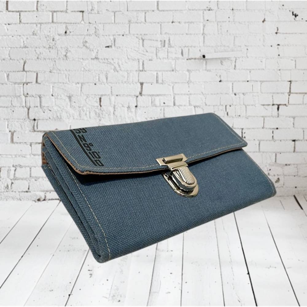 Portemonnaie Naturally XL petrol ‍Geldbörse Brieftasche