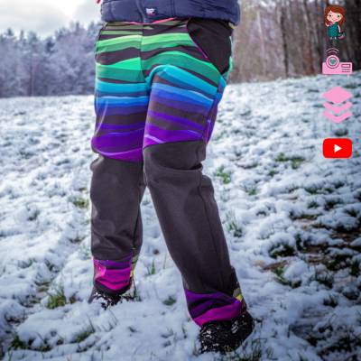 E-Book Softshellhose Lovely Frosty Damen (Größe 32-58) Drüberziehhose