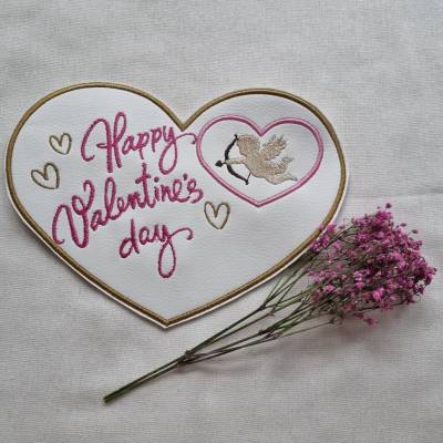 Mugrug Valentinsday Rahmengröße 20x20