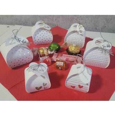 Gastgeschenke, kleine Papiergeschenke, Tischdeko, Gäste-Goodies