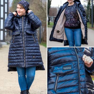 Ebook Steppmantel Skadi Gr.34-54 inkl. Ebenen