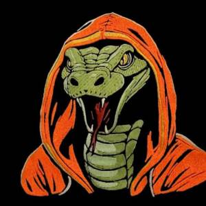 Maschinen Stickdatei - Schlange cool Color Lichteffekt 12-14*18cm Bild 1