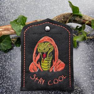 Maschinen Stickdatei - Schlange cool Color Lichteffekt 12-14*18cm Bild 7