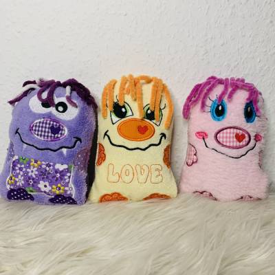 Stickdatei Schnobbel Monster 13x18cm ITH Kuscheltier Set – Happy In the Hoop Design by Jasmina