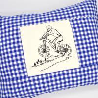 Stickdatei Mountainbiker Fahrrad Bild 1