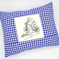Stickdatei Mountainbiker Fahrrad Bild 2