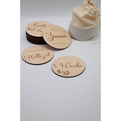 Meilensteinkarten Set Schwangerschaft