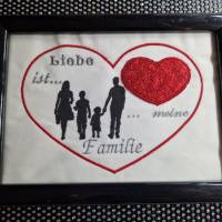 Blanko Herz Mugrug Set 13x18 und 20x20 Bild 2