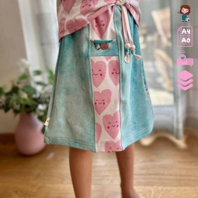 E-Book Lovely Rolanie Kids - Rock für Damen (Größe 74-158)