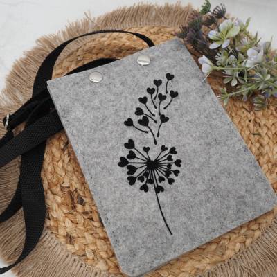 Umhängetasche & Handytasche aus 100% Wolle mit mehreren Fächern – individuell & vielseitig