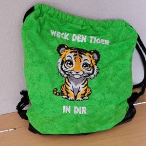 Maschinen Stickdatei - Tiger niedlich 15-16x26cm, 20x17cm Bild 4