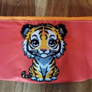 Maschinen Stickdatei - Tiger niedlich 15-16x26cm, 20x17cm Bild 7