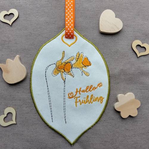 Stickdatei Osterglocken 14x14/15x15