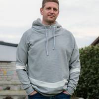 Hoodie Mr. Jona – PDF-Schnittmuster Gr. 44-64 | Sportlich & Modern | Kapuze mit Reißverschl inkl. Ebenen und Beamerdatei Bild 3