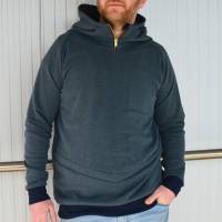 Hoodie Mr. Jona – PDF-Schnittmuster Gr. 44-64 | Sportlich & Modern | Kapuze mit Reißverschl inkl. Ebenen und Beamerdatei Bild 6