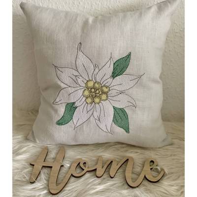 Stickdatei Edelweiss Lineare Art 962 – 4 Größen | Design-by-Jasmina