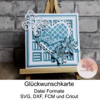 Plotterdatei Glückwunschkarte Bild 1