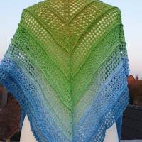 Häkeltuch Chameleon - Dreieckstuch Bild 1