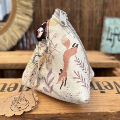 Kleines Kramtäschchen Schnullertasche Dreieckstäschchen