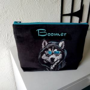 Maschinen Stickdatei - Husky cool Lichteffekt 12-14*18cm Bild 4